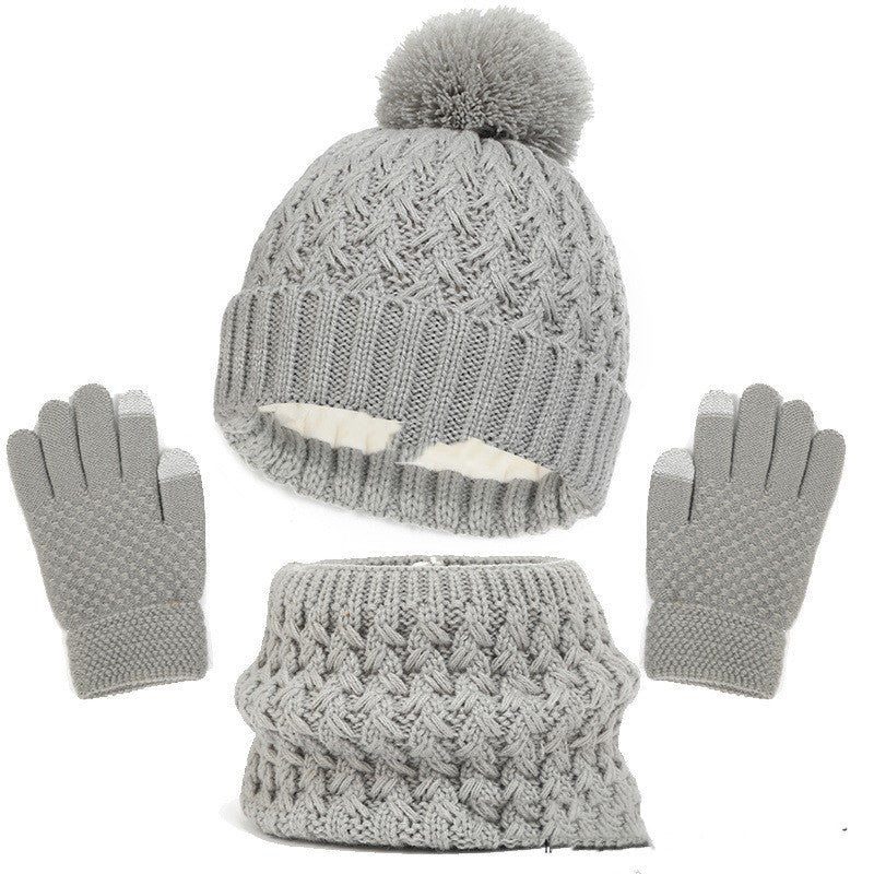 Alizza- Strick Set für Kinder- Mütze, Schalle, Handschuhe