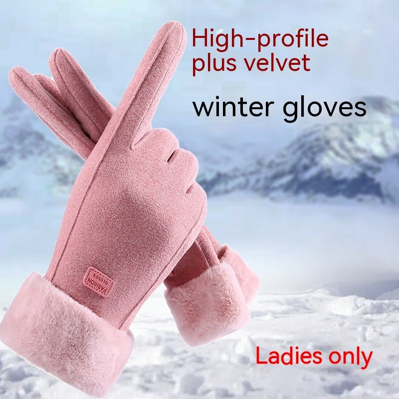 Handschuhe Fleece ausgekleidet gepolstert warm halten
