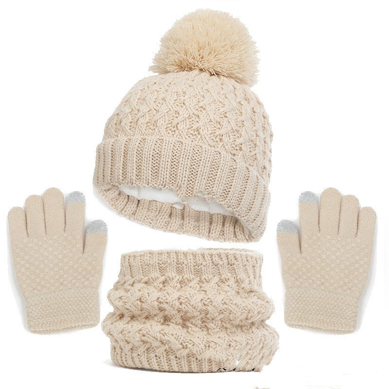 Alizza- Strick Set für Kinder- Mütze, Schalle, Handschuhe