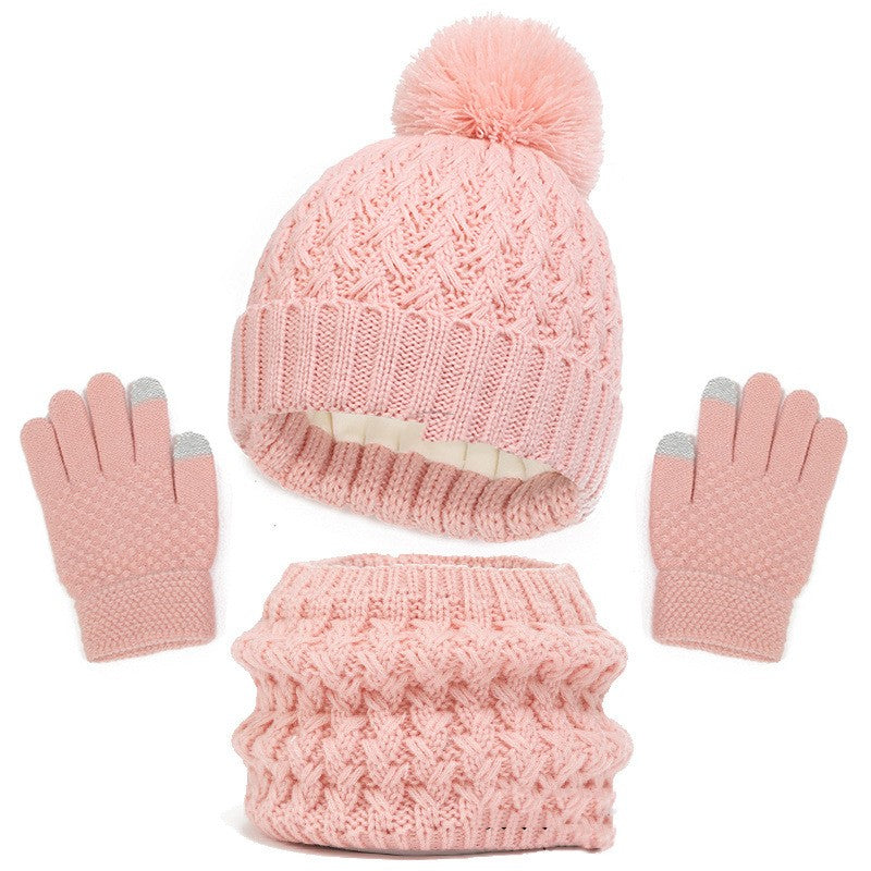 Alizza- Strick Set für Kinder- Mütze, Schalle, Handschuhe