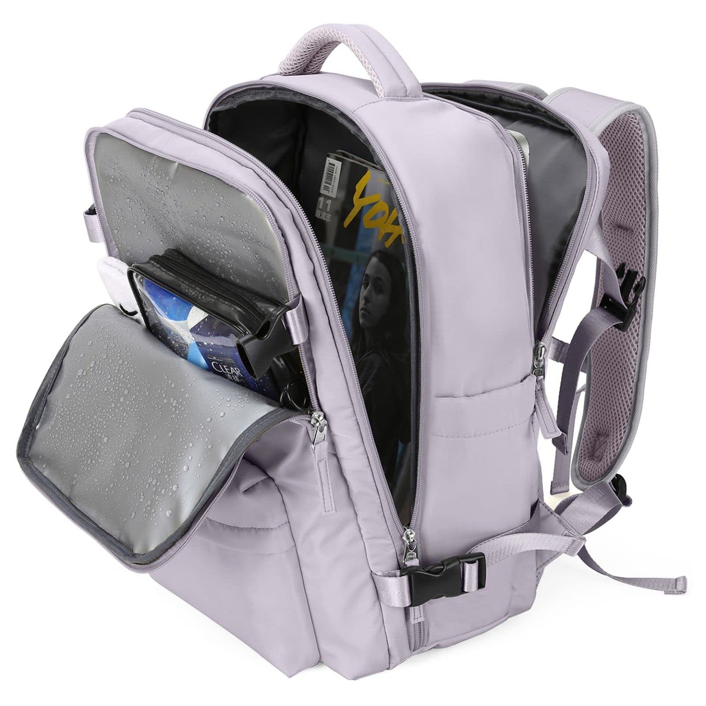 Alizza- Wasserdicht Rucksack - Große Kapazität - für Reisen, für die Schule, zur Arbeit