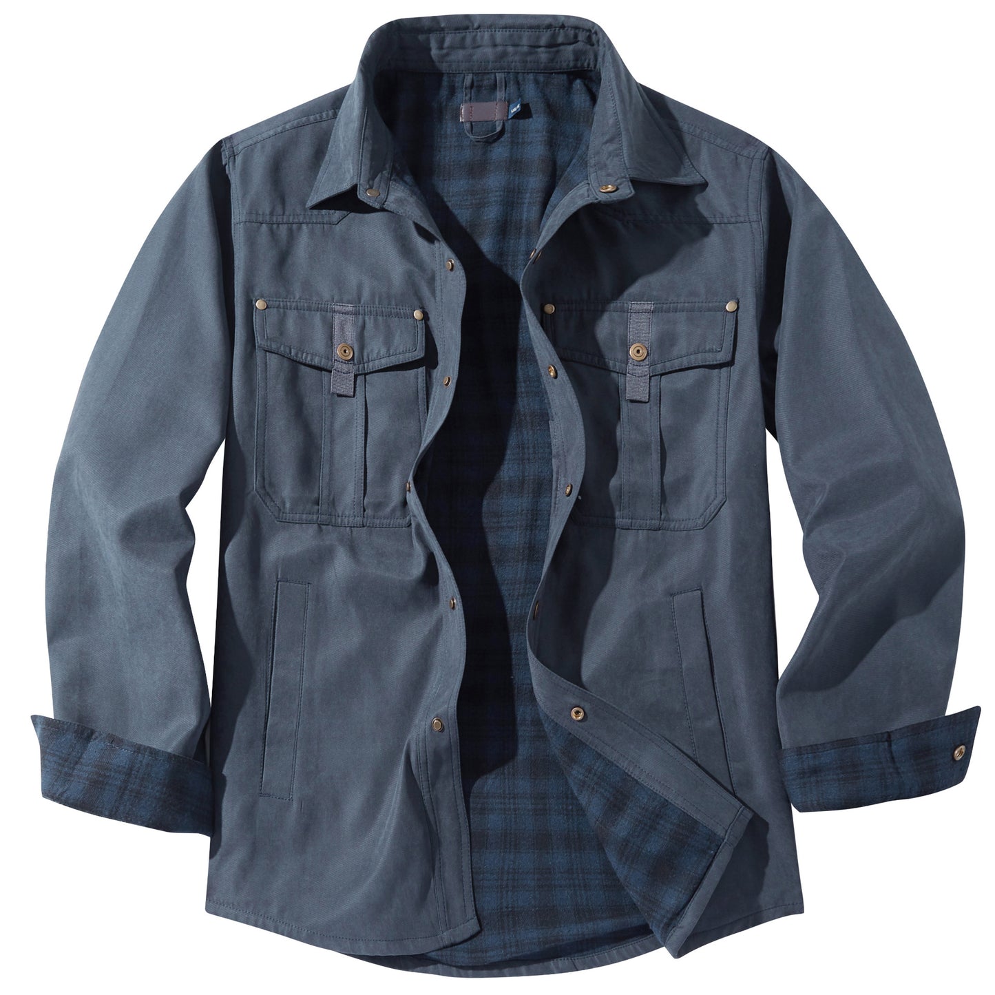 Alizza- Herren Flanelljacke im Lässigen Retro-Stil
