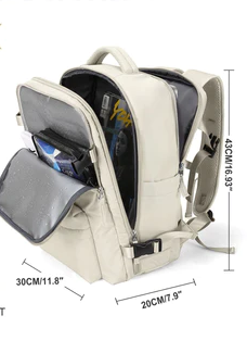 Alizza- Wasserdicht Rucksack - Große Kapazität - für Reisen, für die Schule, zur Arbeit