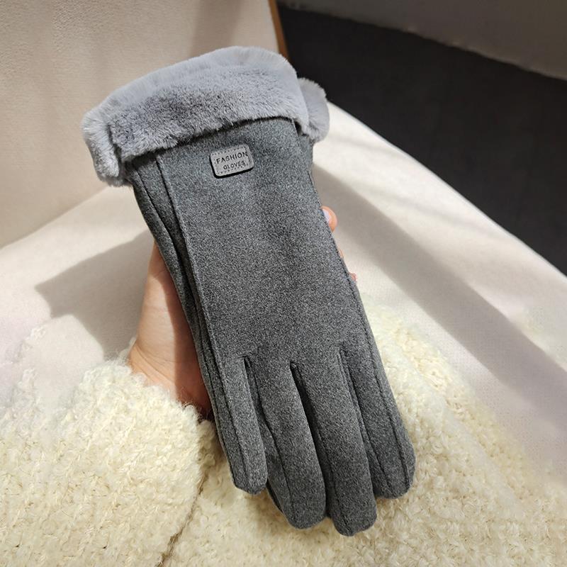 Handschuhe Fleece ausgekleidet gepolstert warm halten