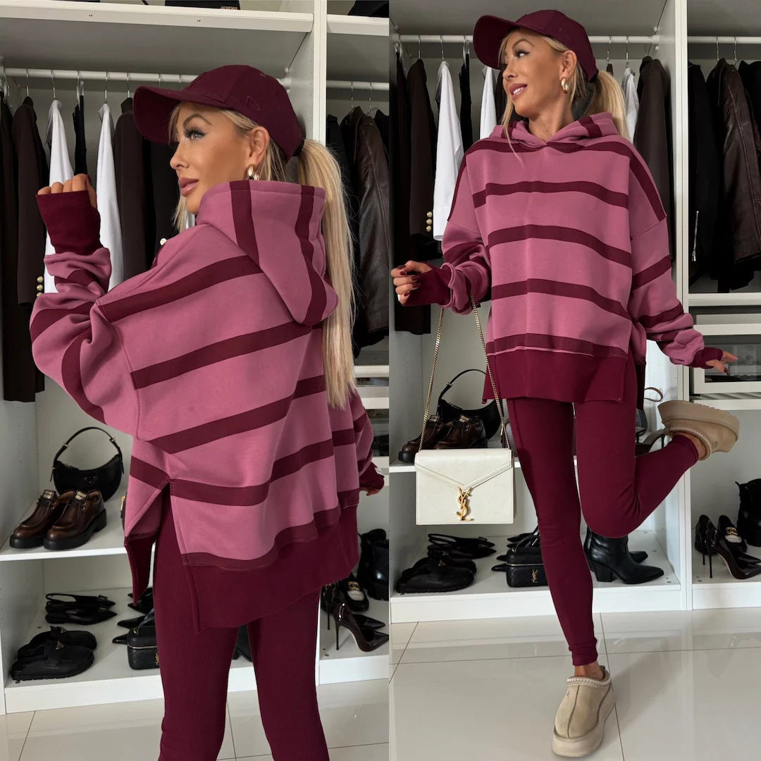 Alizza- Hoddies Sweater Set