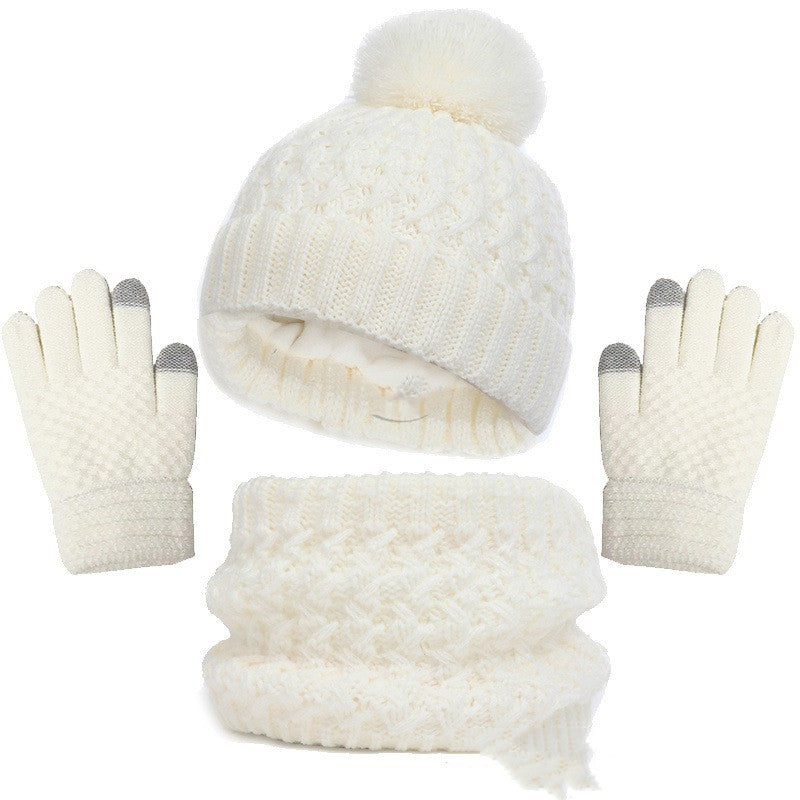 Alizza- Strick Set für Kinder- Mütze, Schalle, Handschuhe