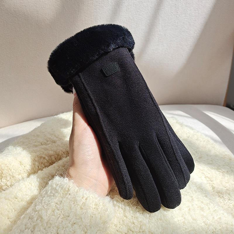 Handschuhe Fleece ausgekleidet gepolstert warm halten