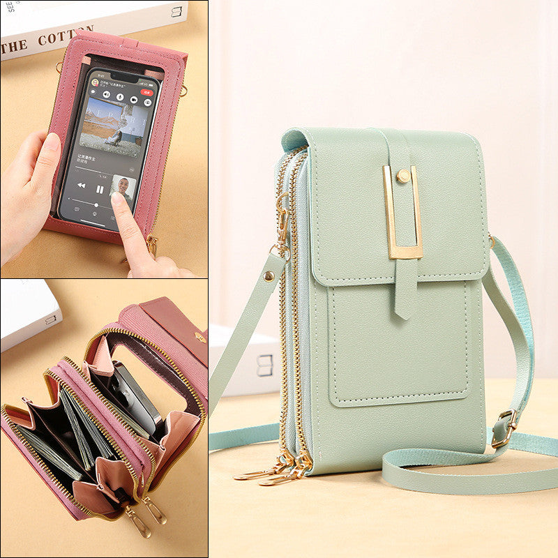 Alizza-Transparente Multifunktion Touchscreen-Handy Tasche