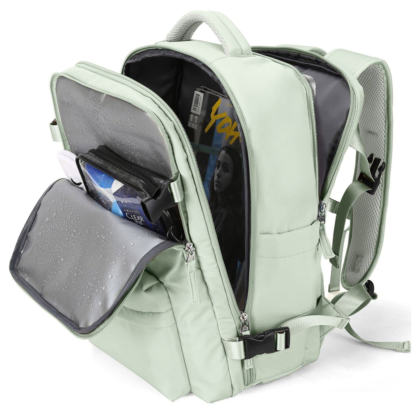 Alizza- Wasserdicht Rucksack - Große Kapazität - für Reisen, für die Schule, zur Arbeit