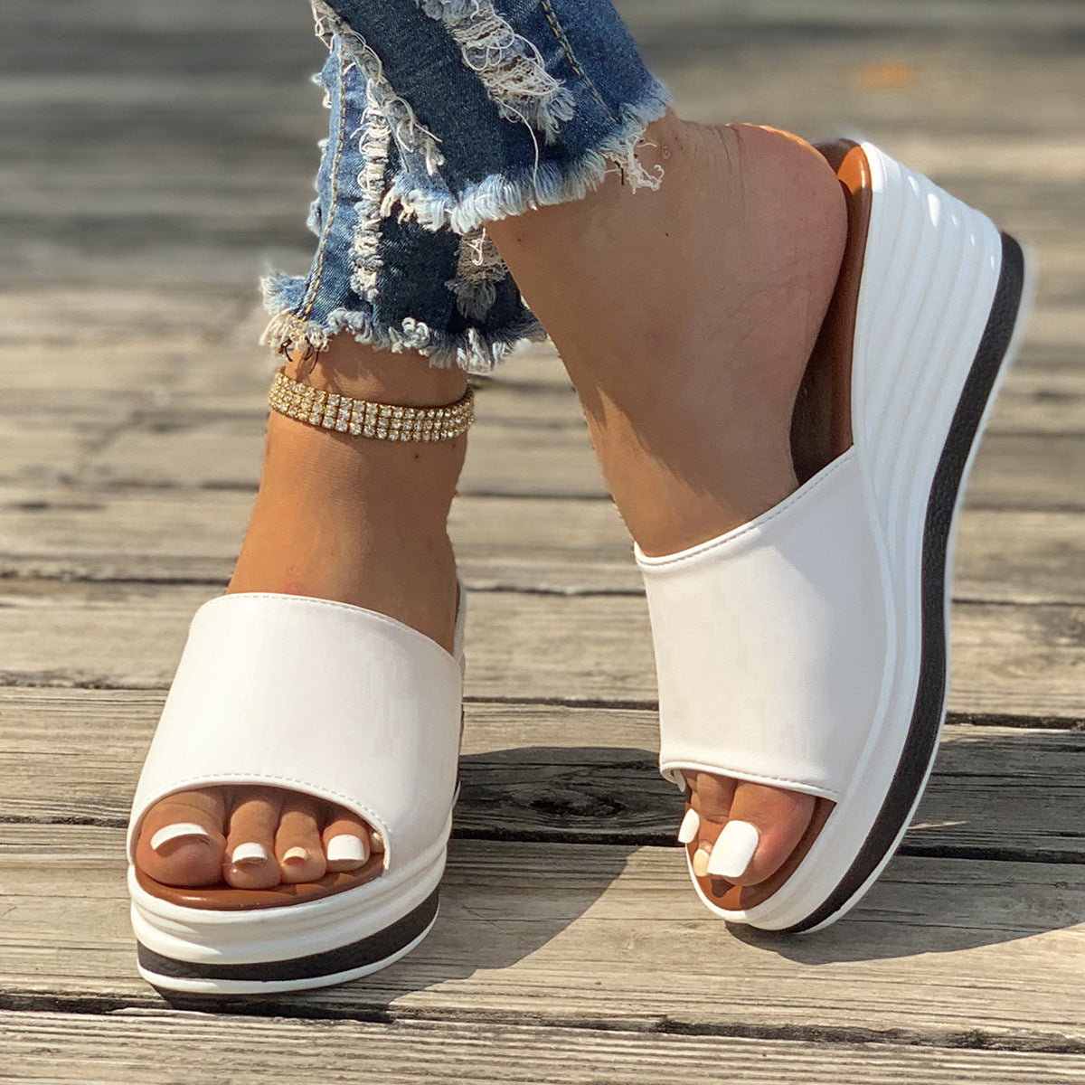 Alizza- Freizeit Sommer Sandalen für Frauen- leicht