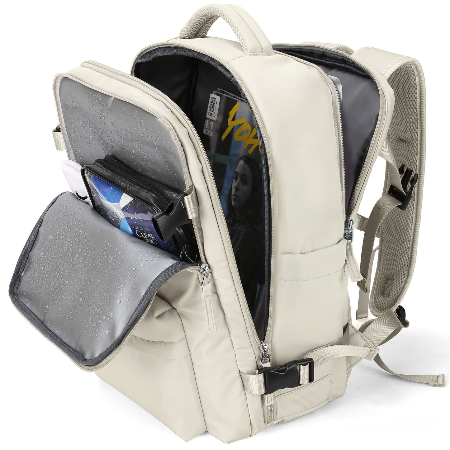 Alizza- Wasserdicht Rucksack - Große Kapazität - für Reisen, für die Schule, zur Arbeit