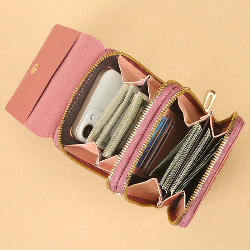 Alizza-Transparente Multifunktion Touchscreen-Handy Tasche