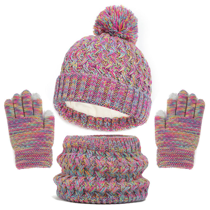 Alizza- Strick Set für Kinder- Mütze, Schalle, Handschuhe
