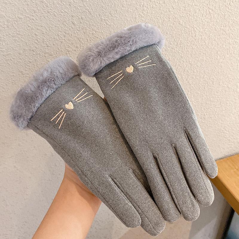 Handschuhe Fleece ausgekleidet gepolstert warm halten