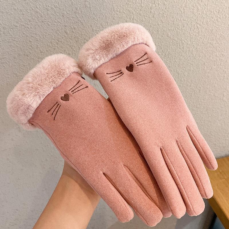 Handschuhe Fleece ausgekleidet gepolstert warm halten