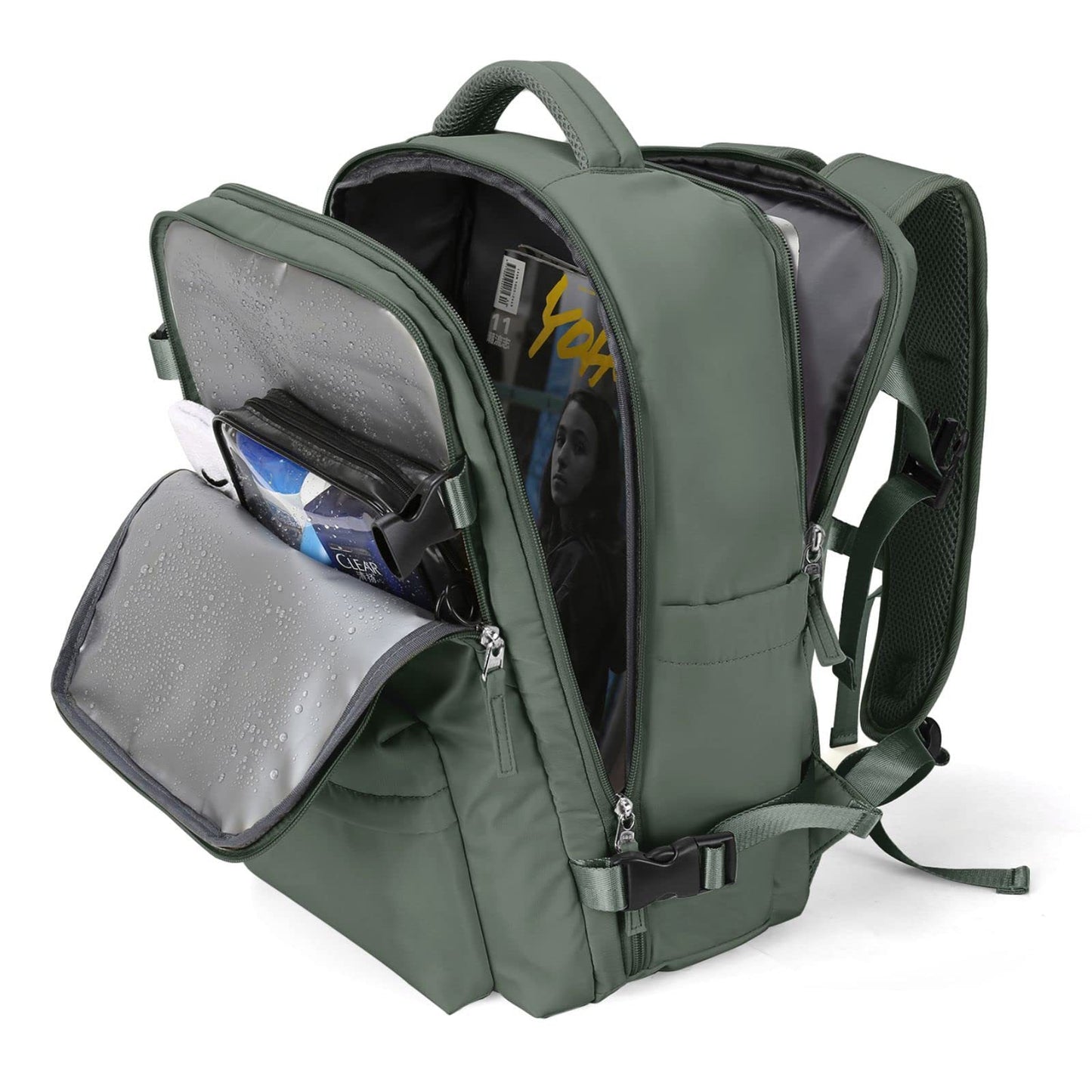 Alizza- Wasserdicht Rucksack - Große Kapazität - für Reisen, für die Schule, zur Arbeit