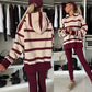 Alizza- Hoddies Sweater Set