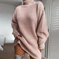 Alizza- Damen Pullover Kleid-warm für Herbst und Winter