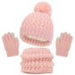 Alizza- Strick Set für Kinder- Mütze, Schalle, Handschuhe