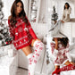 Alizza- Weihnachtsschneeflocken-Stricksocken für Damen