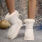 Alizza- Winter Schnee Stiefel mit Bowknot Mode - Plüsch Kurz Stiefel