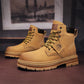 Alizza- Herren Stiefel Plus Größe Vintage Lederstiefel