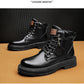 Alizza- Herren Stiefel Plus Größe Vintage Lederstiefel