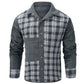 Alizza-  Herren Flanelljacke im Lässigen Retro-Stil