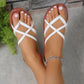 Alizza-  Sommer-Sandale: Flache, rutschfeste Flip-Flops