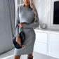 Alizza -Damen warme Kleid