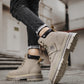 Alizza- Herren Stiefel Plus Größe Vintage Lederstiefel