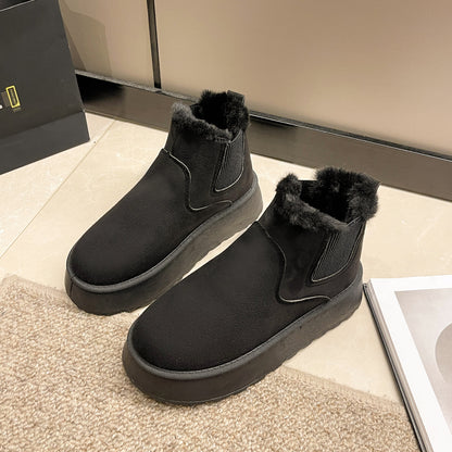 Herren Plüsch Stiefel Winter