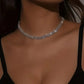 Alizza- Damen-Halskette mit Herzanhänger und Diamanten