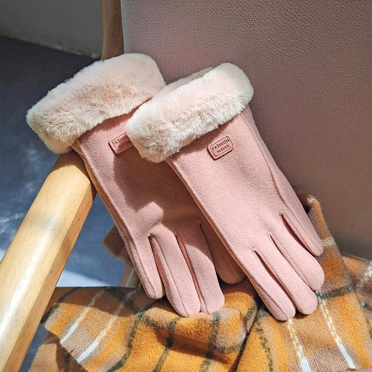 Handschuhe Fleece ausgekleidet gepolstert warm halten