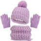 Alizza- Strick Set für Kinder- Mütze, Schalle, Handschuhe