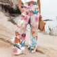 Alizza-Leichte Stretch Hosen für Damen mit sommerlichen Motiven