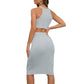 Alizza-  Mittellanges Kleid Set