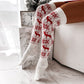 Alizza- Weihnachtsschneeflocken-Stricksocken für Damen