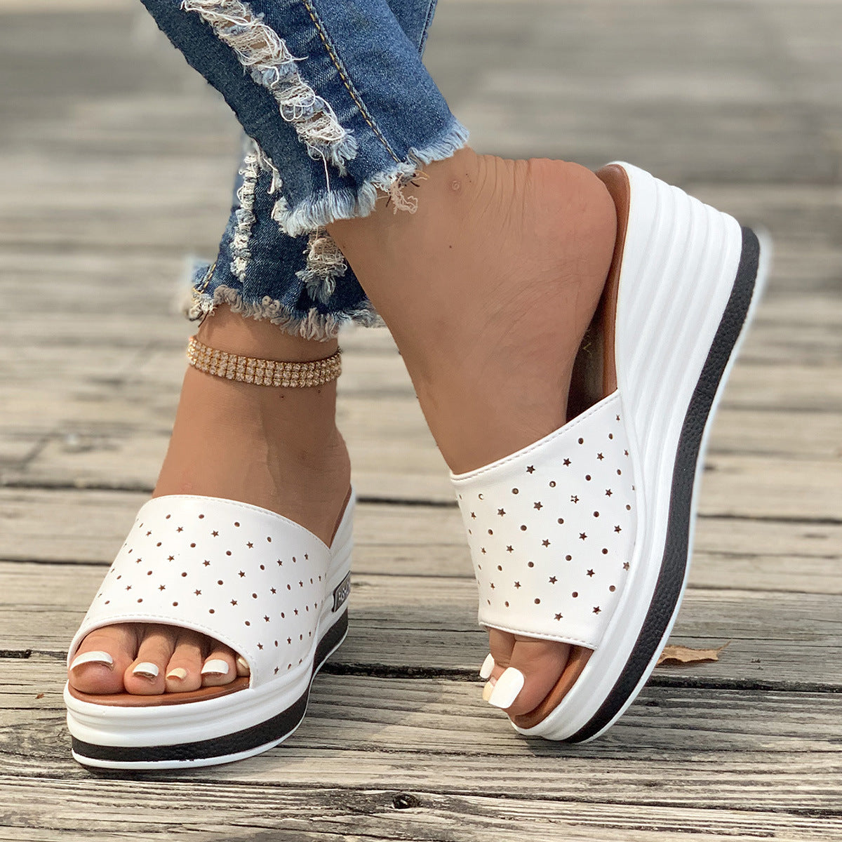 Alizza- Freizeit Sommer Sandalen für Frauen- leicht
