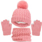 Alizza- Strick Set für Kinder- Mütze, Schalle, Handschuhe