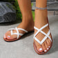 Alizza-  Sommer-Sandale: Flache, rutschfeste Flip-Flops