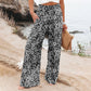 Alizza-Leichte Stretch Hosen für Damen mit sommerlichen Motiven