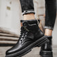Alizza- Herren Stiefel Plus Größe Vintage Lederstiefel