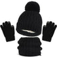 Alizza- Strick Set für Kinder- Mütze, Schalle, Handschuhe
