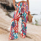 Alizza-Leichte Stretch Hosen für Damen mit sommerlichen Motiven