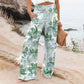 Alizza-Leichte Stretch Hosen für Damen mit sommerlichen Motiven
